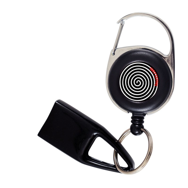 Feuzzz spirale, porte briquet / clé USB / badge à enrouleur