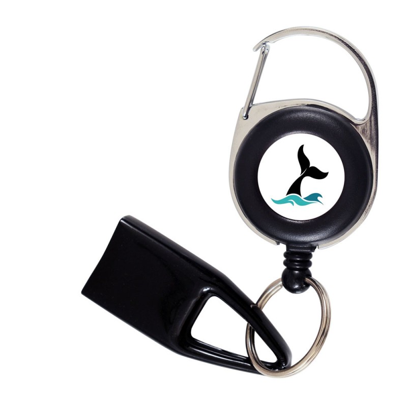 Flat Feuzzz Queue de Baleine, porte briquet / clé USB / badge à enrouleur