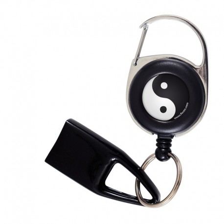 Feuzzz Yin Yang , porte briquet / clé USB / badge à enrouleur