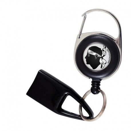 Feuzzz tête de Maure Corsica Feuzzz tête de Maure Corsica, porte briquet / clé USB / badge à enrouleur
