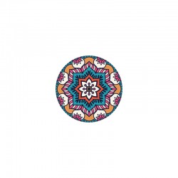 Mandala Bleu 