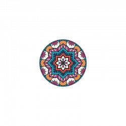 Mandala Bleu 